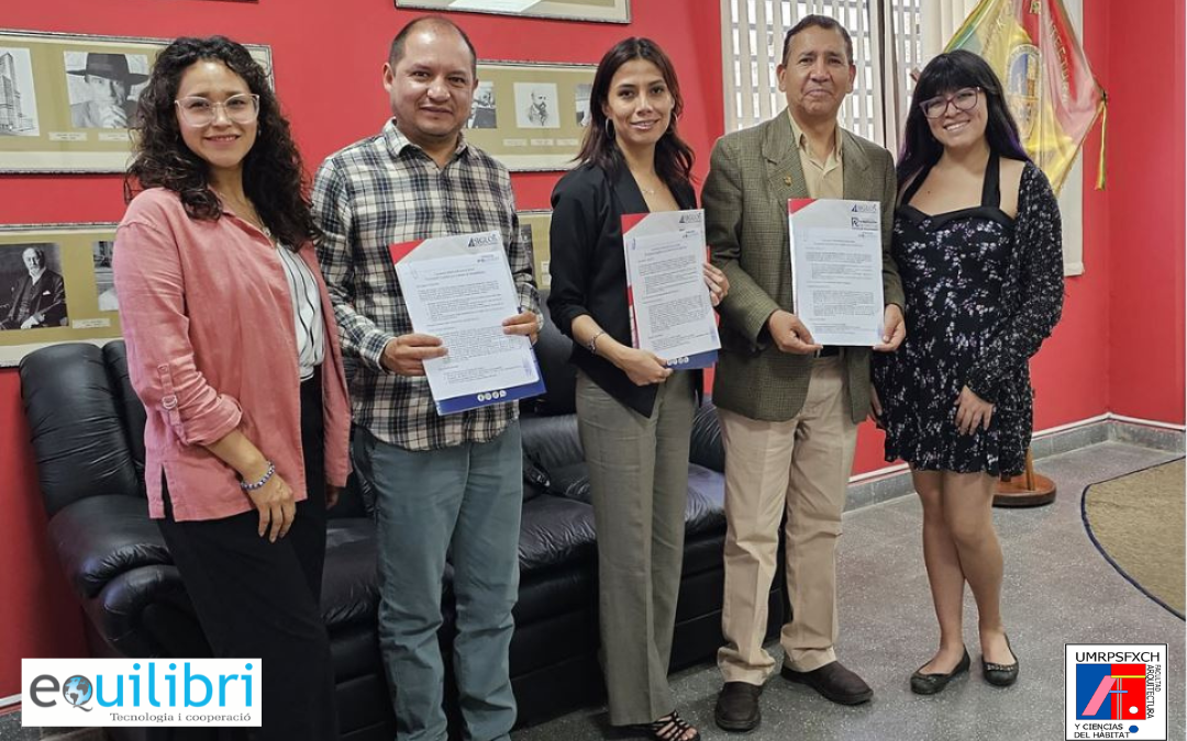 Fundación Equilibri firma convenios interinstitucionales con la Facultad de Ingeniería Comercial, Facultad de Arquitectura, y algunos Institutos Técnicos en Sucre.